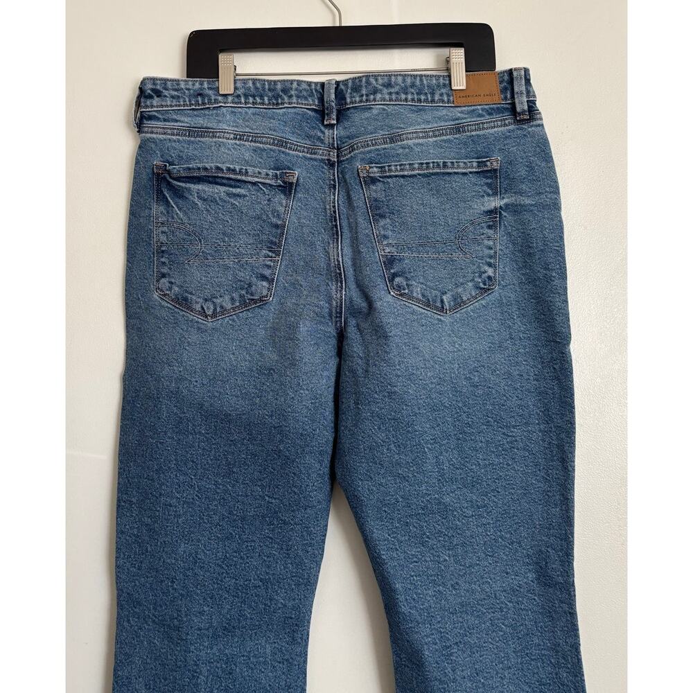 Mid Wash American Eagle High Rise Stretch Skinny Jeans 14R - Picture 4 of 5